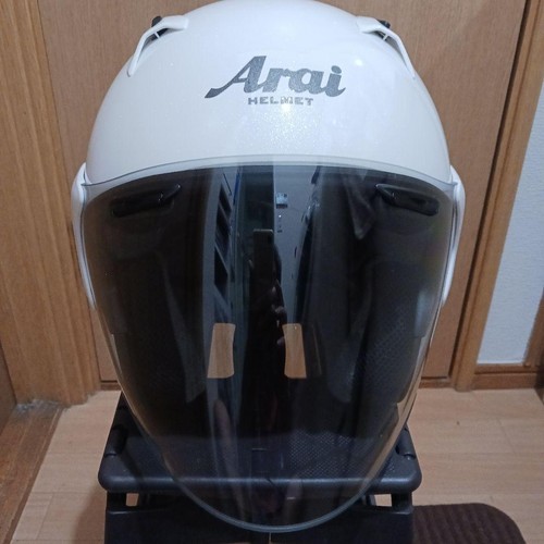 Arai jet helmet white with - arai,