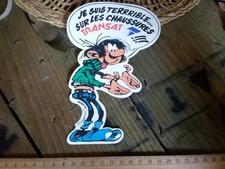 Ancien autocollant Gaston