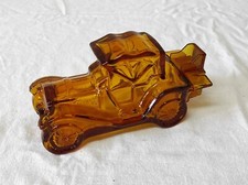 Ancien Flacon d'eau de toilette vide Tacot marron