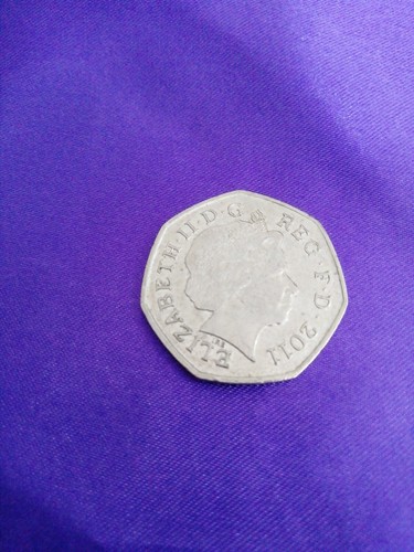 Rare pièce 50p équestre - 50p,