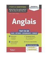 Anglais MPSI - PCSI - PTSI -