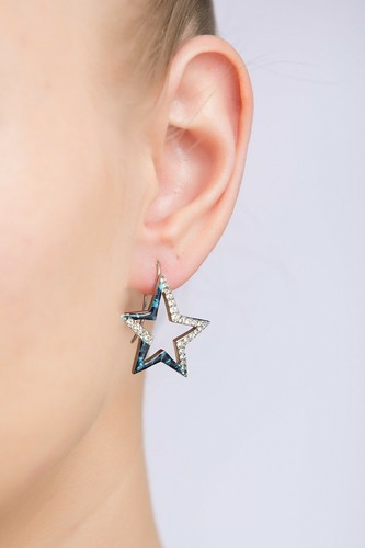 Boucles oreilles étoile - d'oreilles,