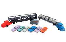 Lot de 9 Micro Norev 7 Voitures avec Lest + 2 Camions Superbe Etat 1960 Norev