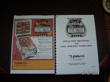 manuel d'installation flipper gottlieb: MAGNOTRON