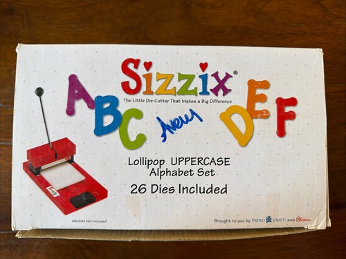 Sizzix lollipop uppercase - sizzix,