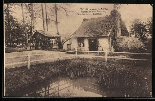 Cpa tillières sur avre - cpa, tillières-sur-avre