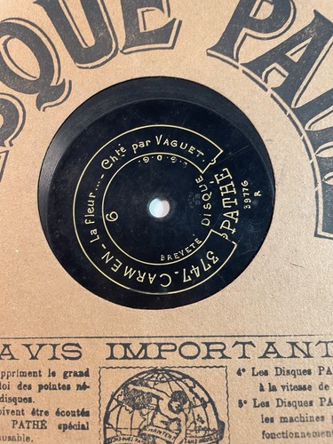 Disque pathe 3747 fleur - disque, la
