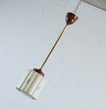 noble plafonnier pendule tige lampe art déco années 1920 - 1930