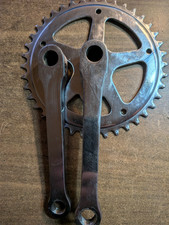 Pédalier vélo ancien vintage