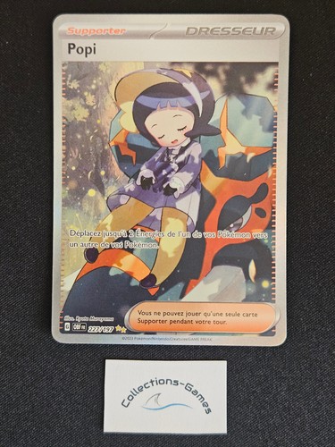 Carte pokémon popi - pokémon,