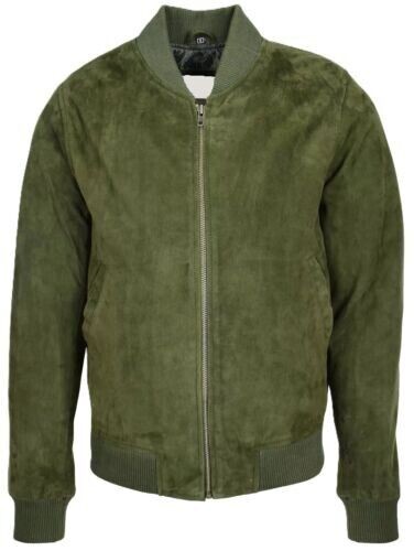Blouson bomber homme - cuir, daim