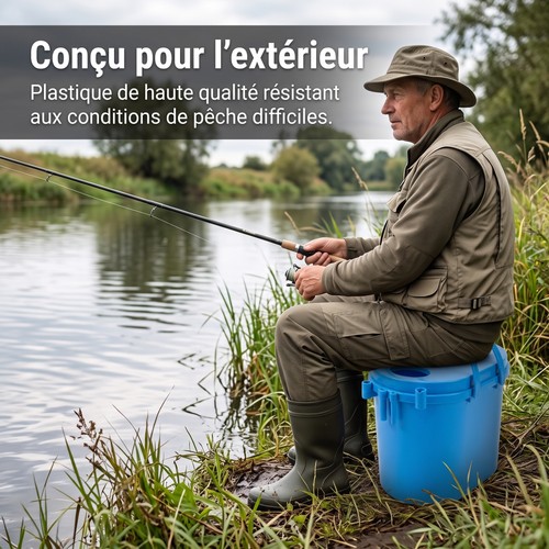 Seau pêche portable 32l en - pêche,