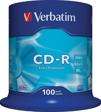 VERBATIM 43411 CD-R 700MB 52X SP100
