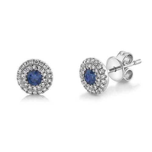 14k blanc saphir bleu - 14k,