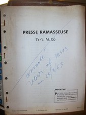 Someca presse ramasseuse M06 
