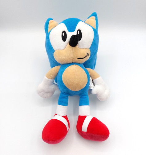 Peluche hérisson bleu - , blanc