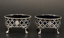 paire de salerons Argent