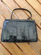 Ancien sac main cuir - ancien,