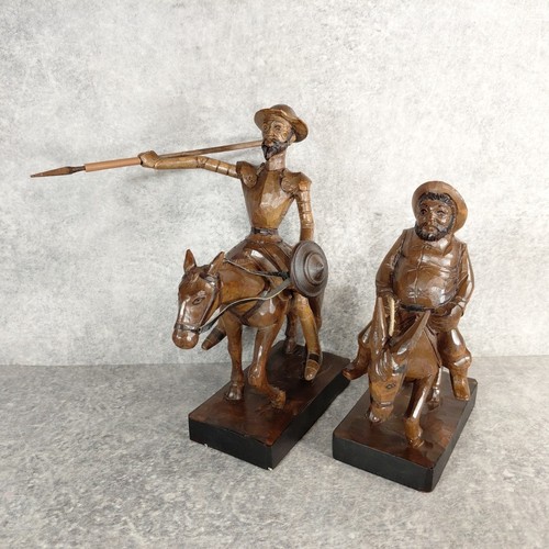 Sculpture bois don quichotte - don,