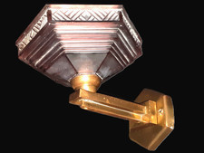 APPLIQUE ART DECO MODERNISTE LAITON COUPELLE SIGNÉE SEVB 262 A RENOVER 20/30