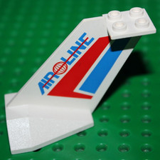 Queue avion lego white - queue,