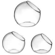 3 pièces verre terrarium