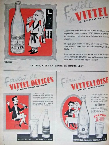 Publicité presse 1955 - de,