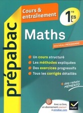 Maths 1re es l - prépabac