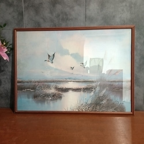 Grand tableau vintage canards