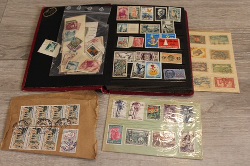 Ancien album timbres - de,