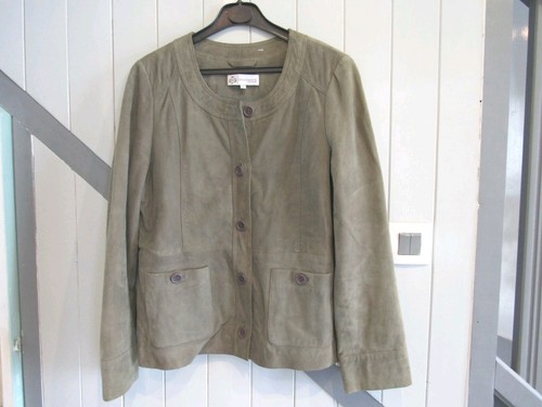 Veste daim kaki - t, 38