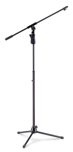 Stand microphone télescopique - microphone,