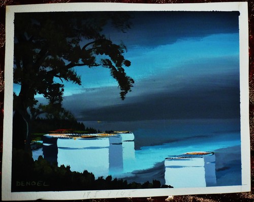 *DENOEL*PEINTURE*GOUACHE*ORIGI