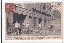 BOLBEC : forge normande, cerclage d'une roue de charriot - tres bon etat