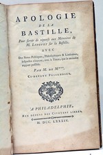 LIVRE ANCIEN SERVAN APOLOGIE