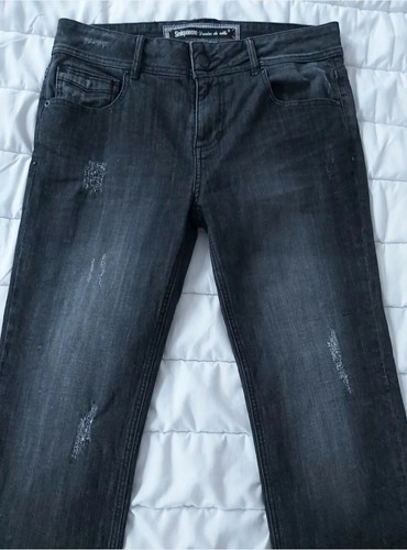 Sinequanone jean gris coupe - gris,