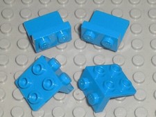4 x Blue Bracket LEGO 44728