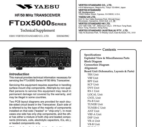 Cdrom yaesu ftdx5000 - ftdx5000, operating