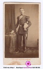 MILITAIRE OFFICIER DE L' ÉCOLE IMPÉRIALE DE SAINT-CYR, CDV circa 1870  -BB80