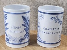 Ancien Paire Pot A Pharmacie