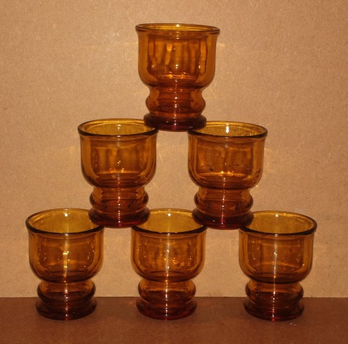 Verres ambrés pernod pastis - verres,