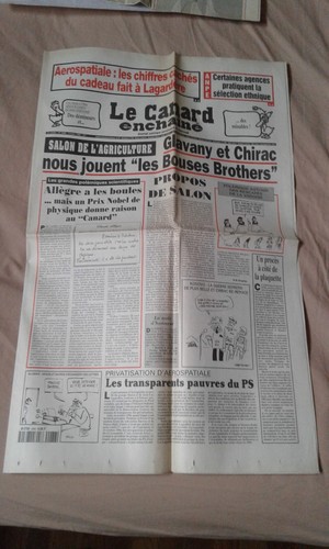 Journal canard enchaine - le,