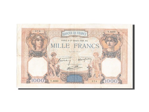 Billet france 1000 francs 1 - france,, francs,
