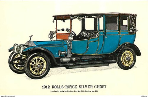 Carte postale automobiles - postale,