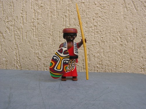Playmobil guerrier masaï - playmobil, :