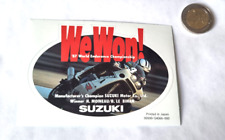 Autocollant/sticker  MOTO SUZUKI 87 eme championnat du Monde