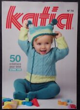 § catalogue laine tricot KATIA n° 74 bébé layette - automne hiver