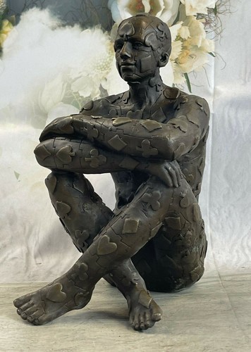 Superbe statue bronze dali - bronze,