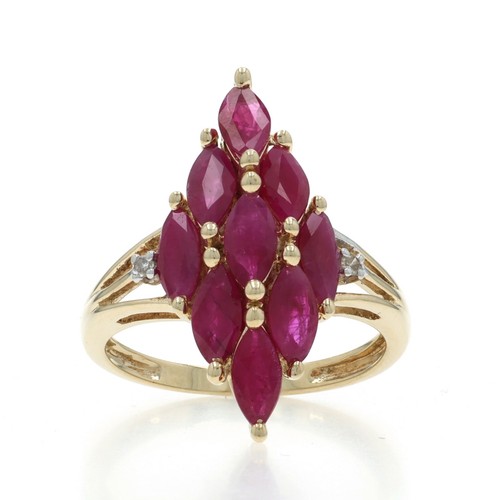 Bague cocktail cluster - bague, en
