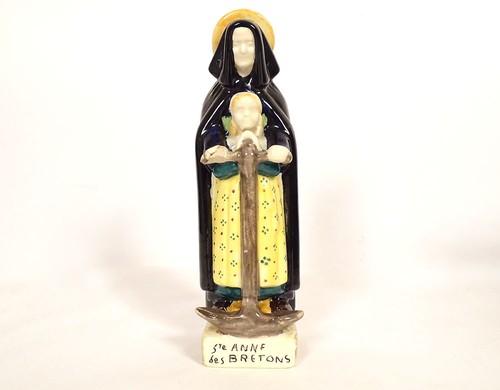 Statuette faïence quimper - faïence,